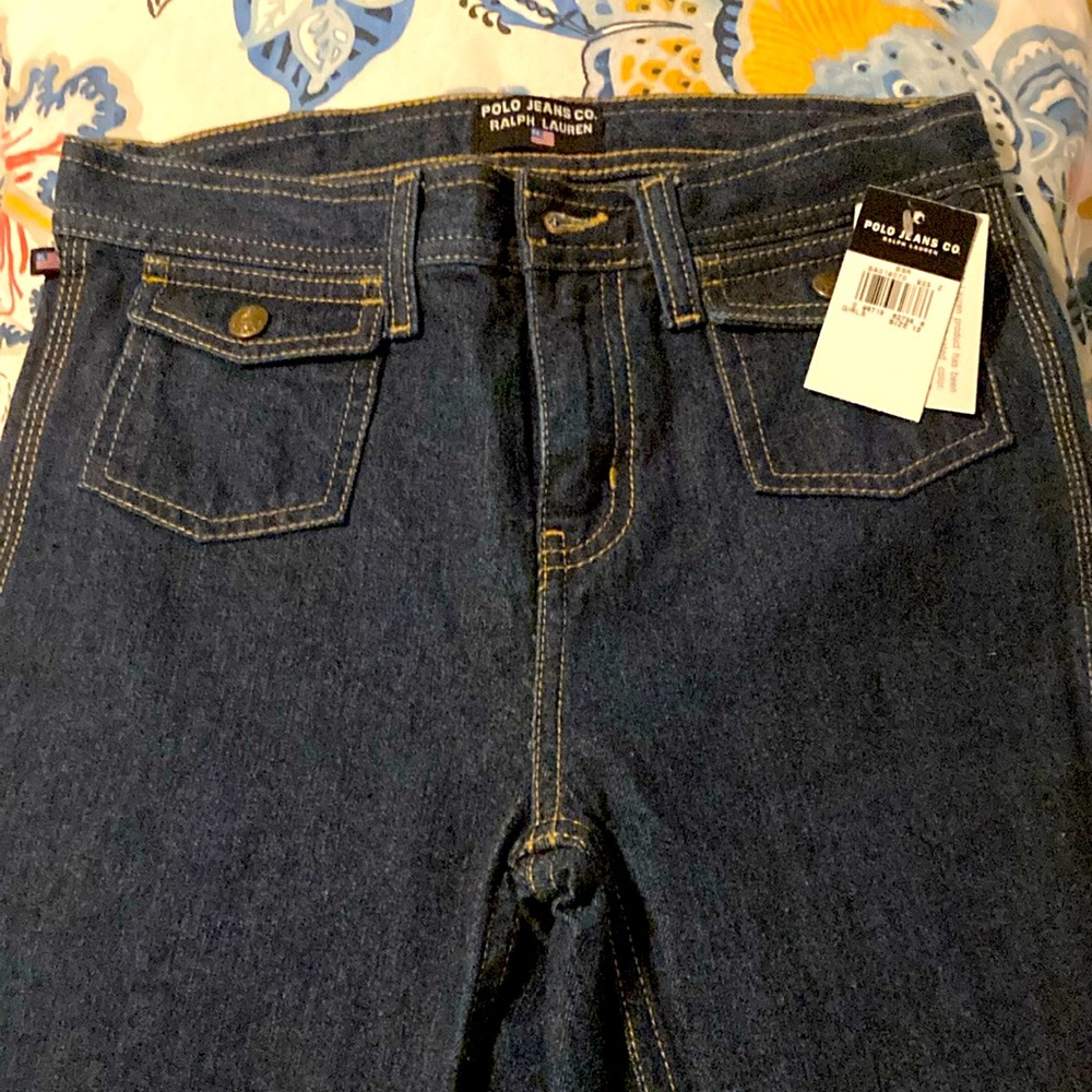 Girls 12 vintage polo jeans co flared jeans NWT